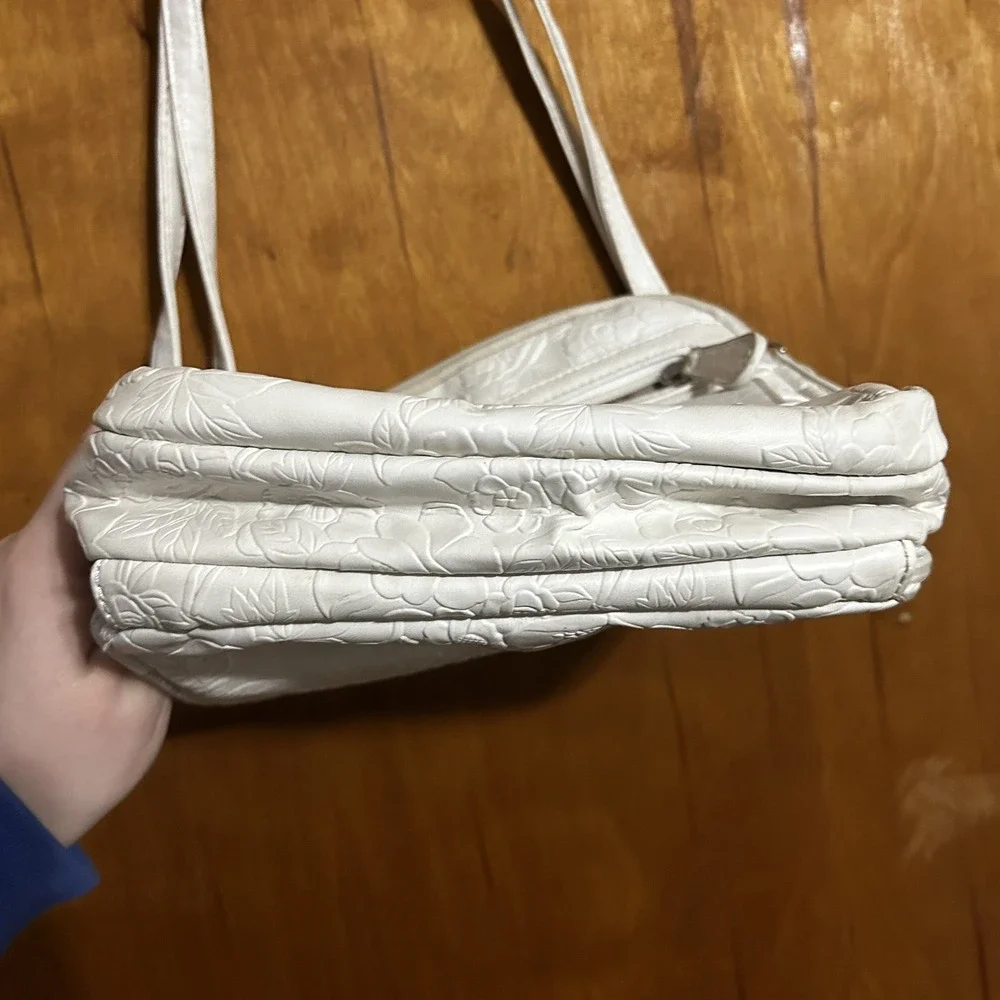 MultiSac White Floral Purse – Organizer‎ Style